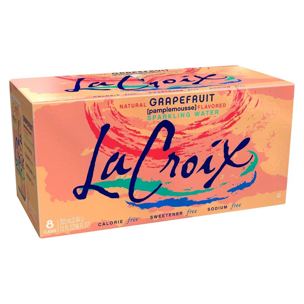 La Croix Grapefruit 355ml 8 Pack