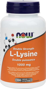 NOW L-Lysine 1000mg 100 Tablets