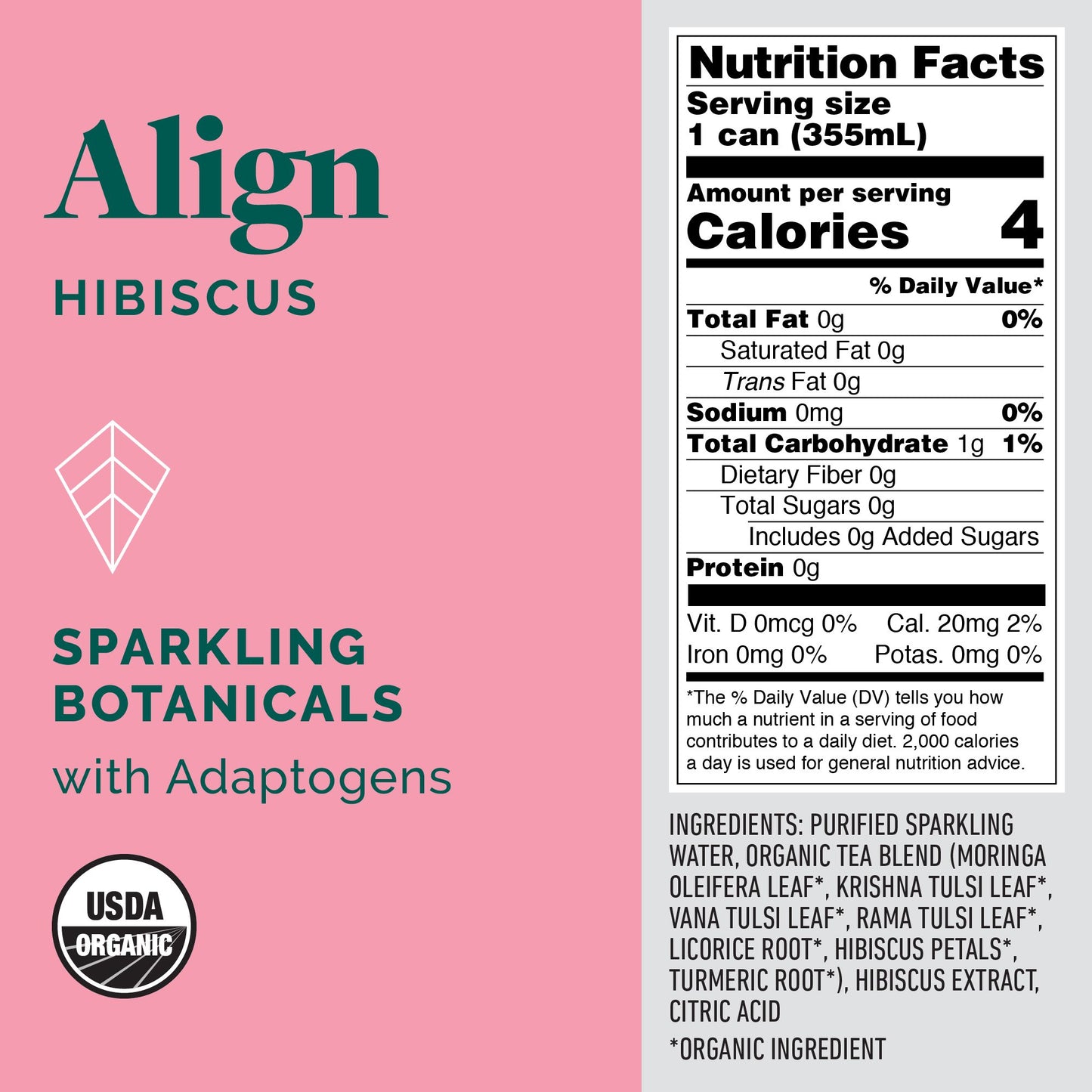 Kite Align Tulsi Hibiscus 355ml