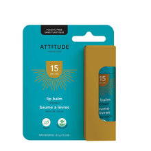 Load image into Gallery viewer, Attitude Coconut Lip Balm SPF 15 8.5g
