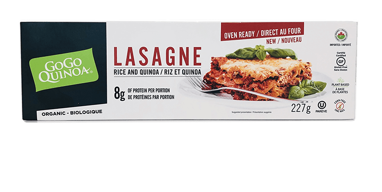 GoGo Quinoa Rice and Quinoa Lasagna 170g
