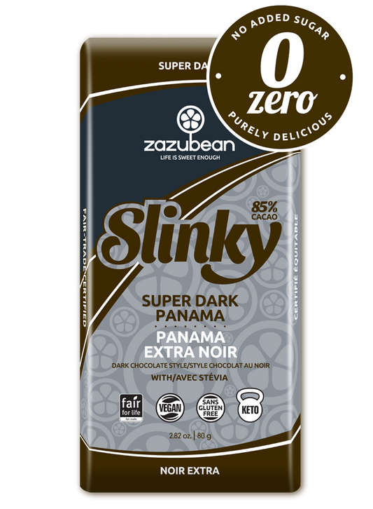 Zazubean Slinky Zero Super Dark Panama 80g