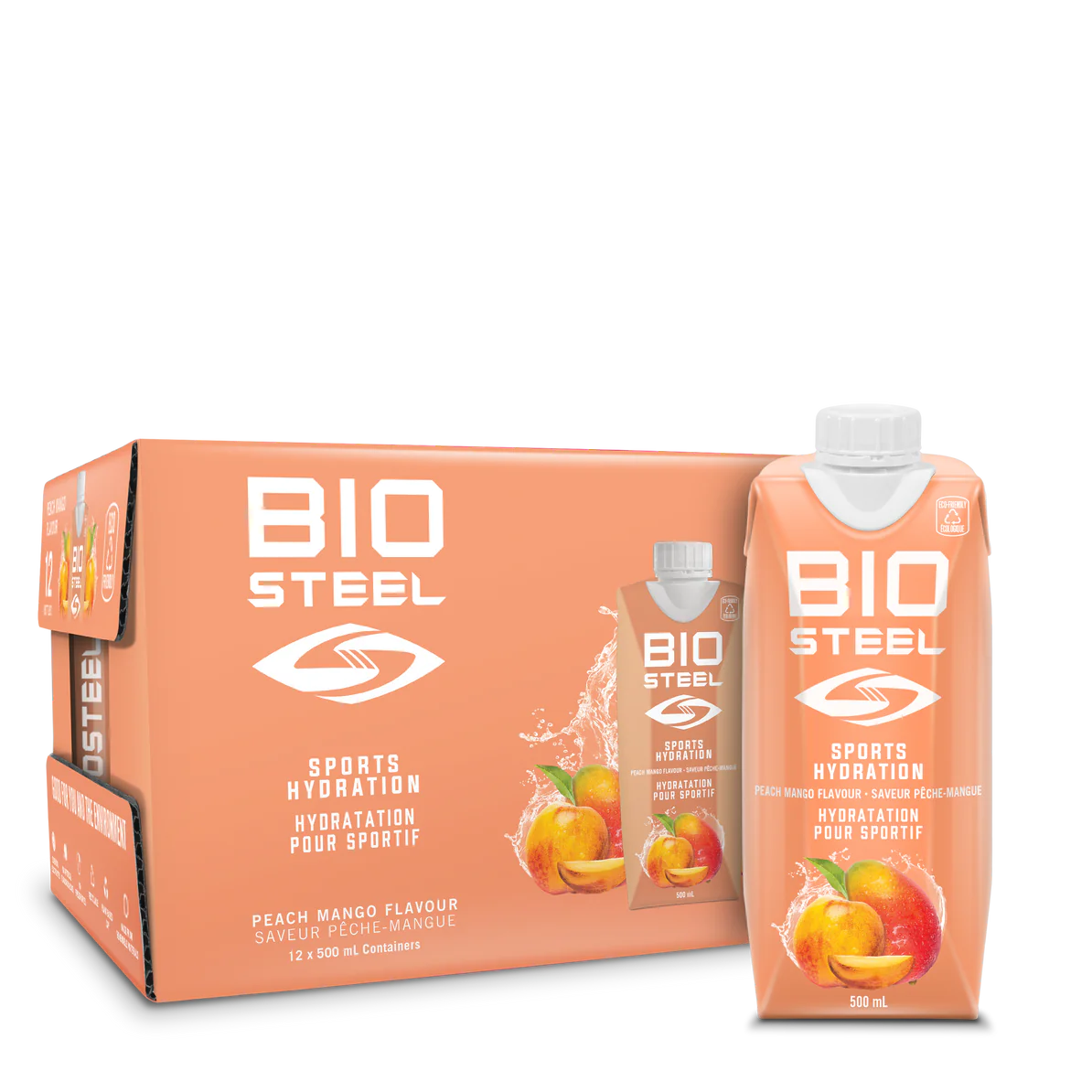 BioSteel Peach Mango Sports Hydration Drink 500ml