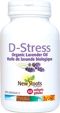 New Roots D-Stress 60 Softgels