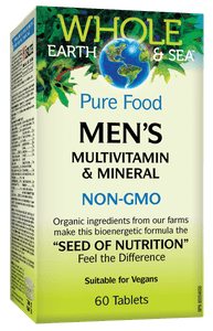 Whole Earth And Sea Men's Multivitamin 60 Tablets