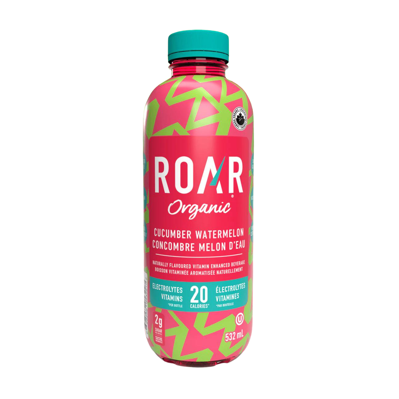 Roar Organic Hydration Drink Cucumber Watermelon 532ml – The Root ...
