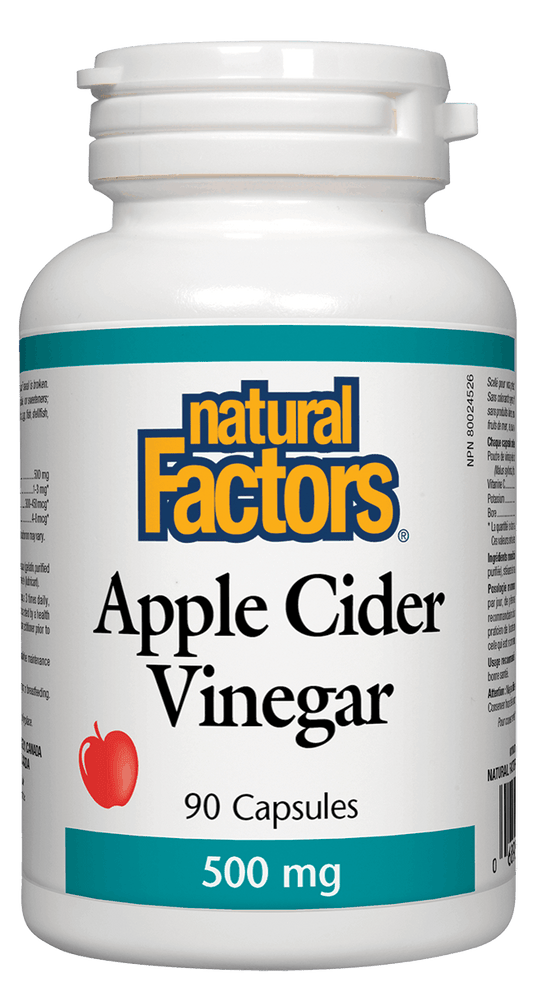 Natural Factors Apple Cider Vinegar 90 Capsules