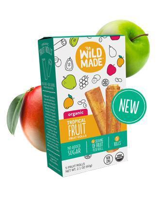 WM Fruit Rolls Trop Fruit 60g