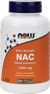 NOW NAC N-Acetyl-L-Cysteine 1000mg 120 Tablets