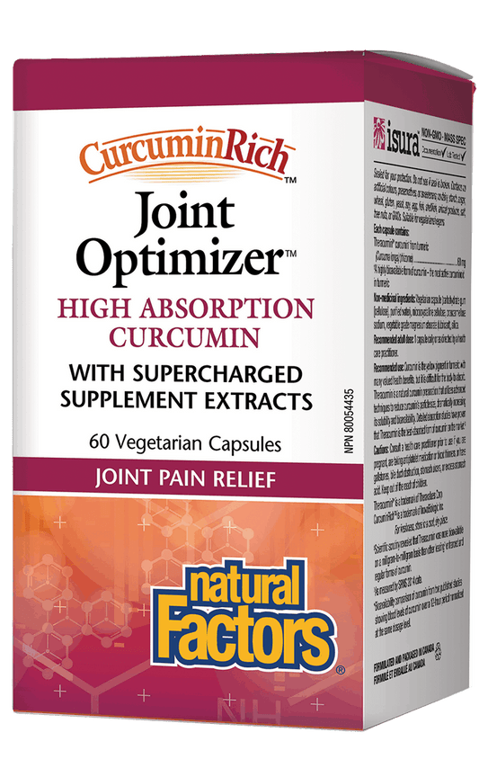 Natural Factors Curcumin Joint Optimizer 60 Vegetarian Capsules