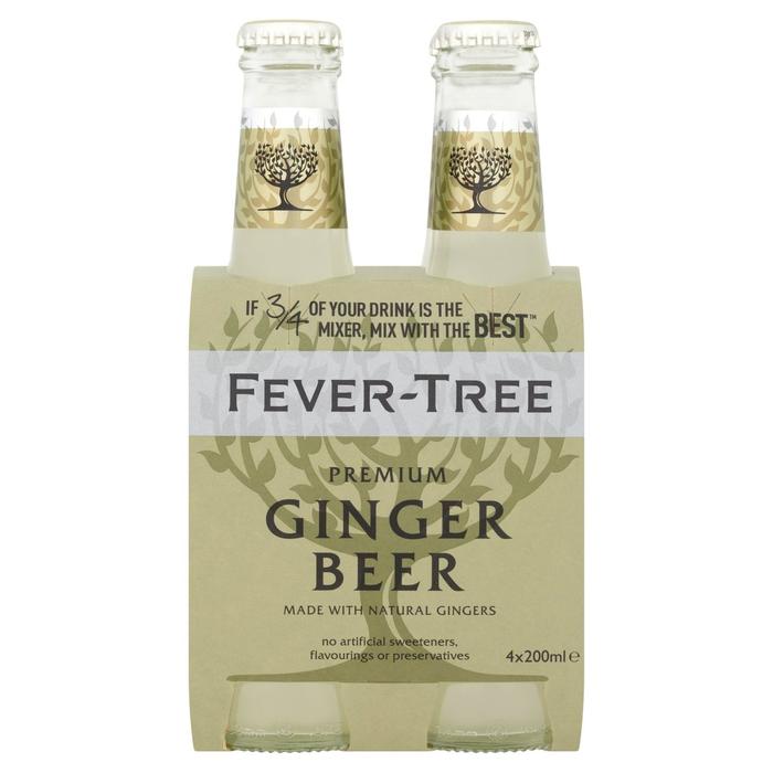 Fever Tree Ginger Beer 200ml 4 Pack