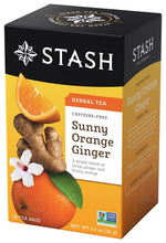 Load image into Gallery viewer, Stash Sunny Orange Ginger Tea (Caffeine Free) 18 Bags
