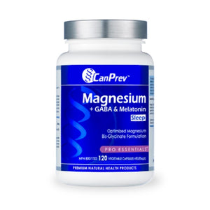 CanPrev Magnesium Sleep plus GABA and Melatonin 120 Vegetable Capsules