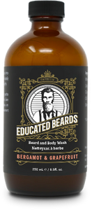 Educated Beards Wash Bergamot Grapefruit 250ml