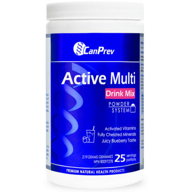 CanPrev Active Multi Drink Mix Juicy Blueberry 219g