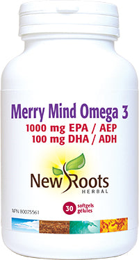 New Roots Omega Merry Mind 30 Softgels