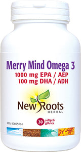 New Roots Omega Merry Mind 30 Softgels