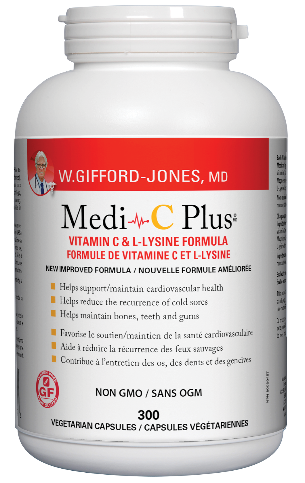 Preferred Nutrition Dr W Gifford Jones Medi-C Magnesium 300 Vegetarian Capsules