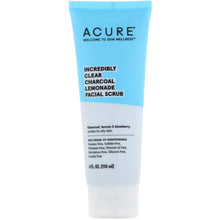 Load image into Gallery viewer, Acure Incredibly Clear Charcoal Lemonade Facial Scrub 118ml
