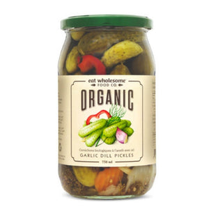 Eat Wholesome Organic Garlic Dill Pickles 750ml