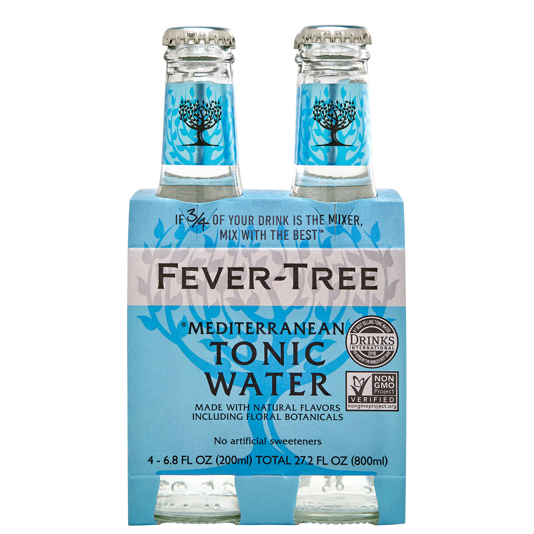 Fever Tree Mediterranean Tonic Water 200ml 4pk