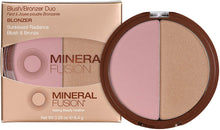 Load image into Gallery viewer, Mineral Fusion Illuminating Blush and Bronzer Duo 8g
