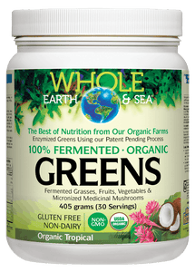 Whole Earth & Sea Fermented Greens Tropical 405g
