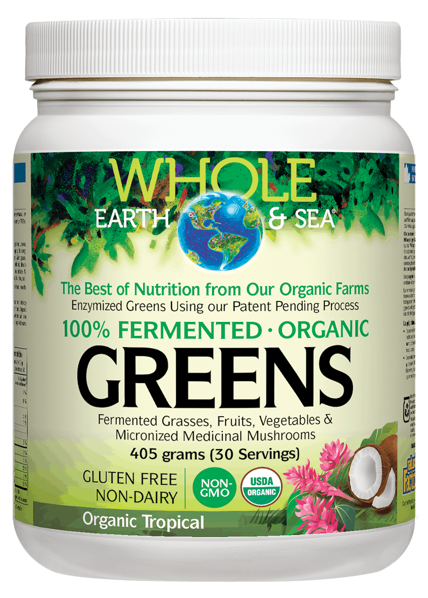 Whole Earth & Sea Fermented Greens Tropical 405g
