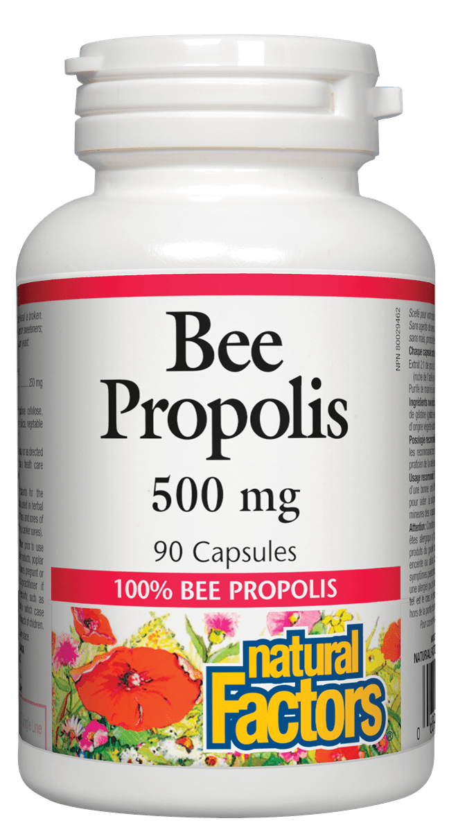 Natural Factors Bee Propolis 500 mg 90 Softgels