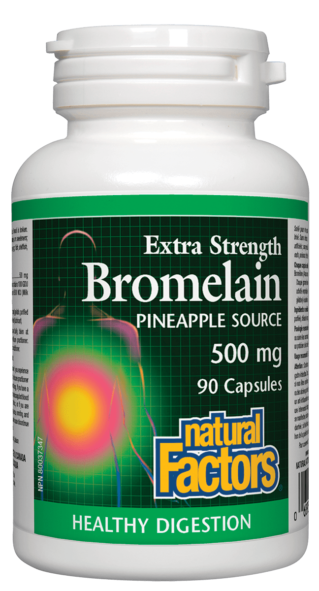 Natural Factors Bromelain 500 mg 90 Capsules