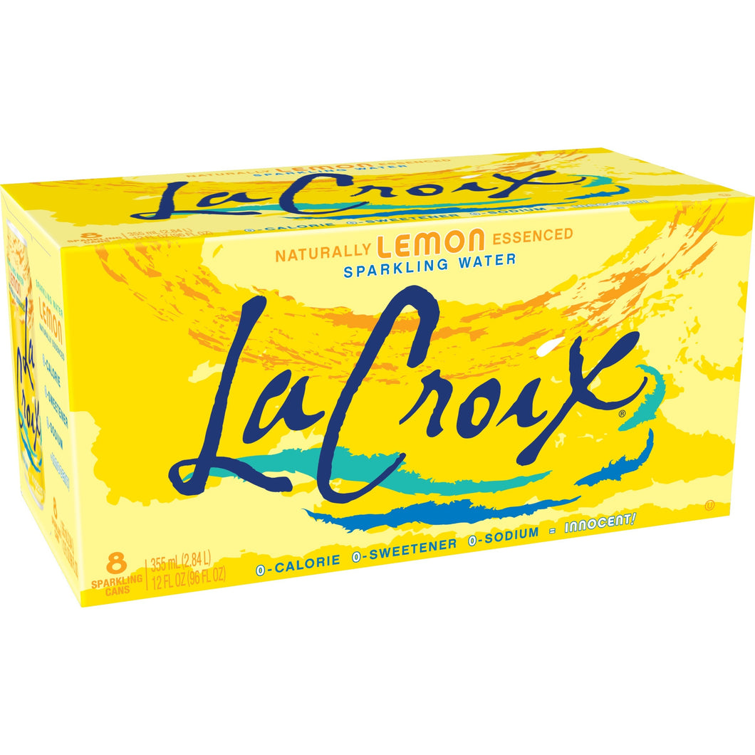 La Croix Lemon 355ml 8 Pack