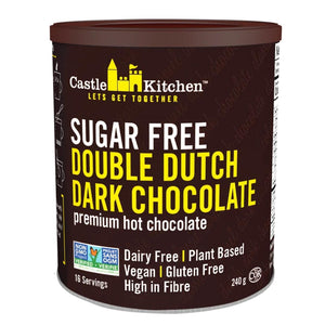 Castle Kitchen Sugar Free Double Dutch Dark Hot Chocolate 240g