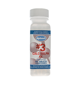 Hyland's #3 Calcarea Sulphurica 6X Cell Salts 500 Tablets