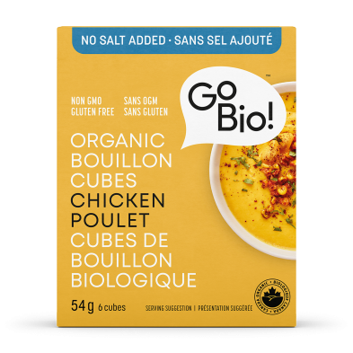 GoBio Organic No Salt Chicken Cubes 66g