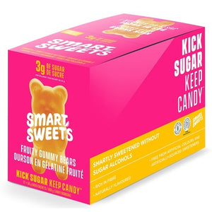 SmartSweets Fruity Gummy Bears 50g 12 Pack