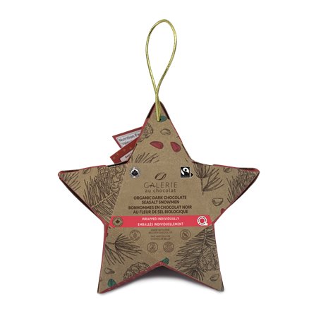 Galerie Star Ornament Dark Chocolate Sea Salt 100g