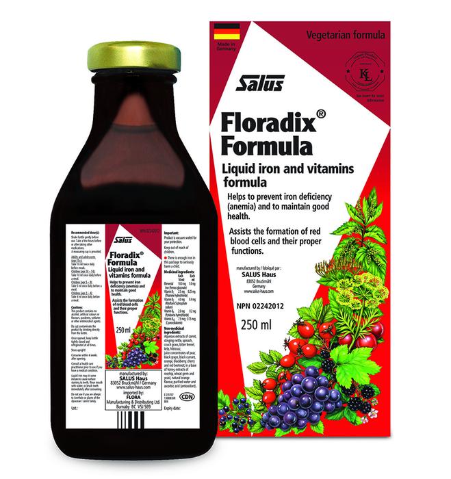 Flora Floradix Liquid Iron 250ml