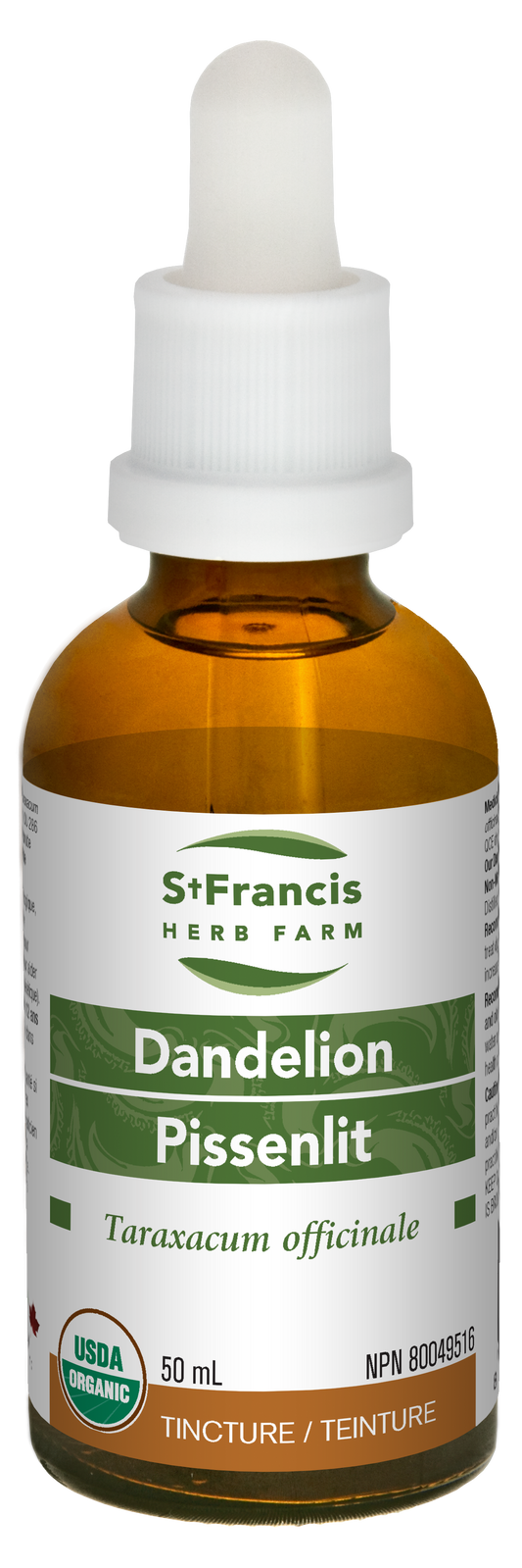 St. Francis Dandelion Tincture 50mL