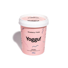 Load image into Gallery viewer, Yoggu Strawberry Plant Based Yogurt 450g
