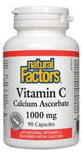 Load image into Gallery viewer, Natural Factors Vitamin C Calcium Ascorbate 1000mg 90 Capsules
