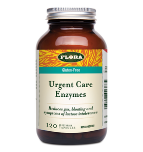 Flora Urgent Care Enzyme 120 Vegetarian Capsules