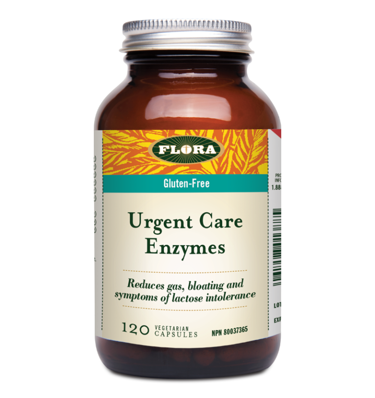Flora Urgent Care Enzyme 120 Vegetarian Capsules
