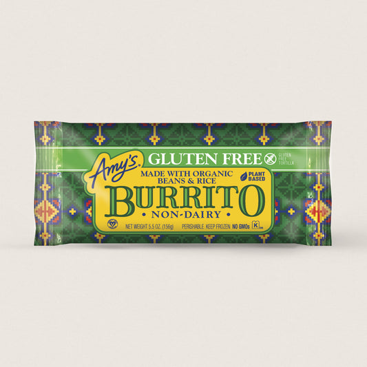 Amy's Bean & Rice Gluten-Free Burritos 156g