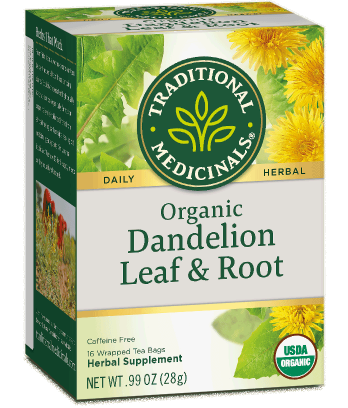 Traditional Medicinals Dandelion Leaf & Root Tea 20 Bags