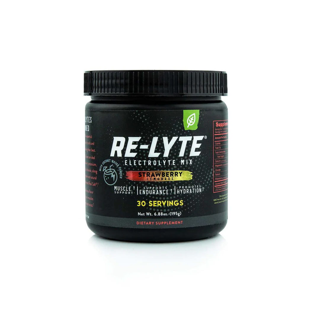 Redmond ReLyte Strawberry Lemonade Electrolyte Mix Tub 195g The Root