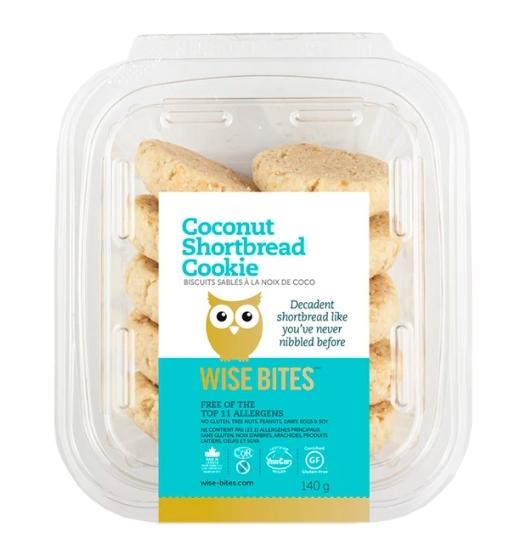 Wise Bites Coconut Shortbread 140g