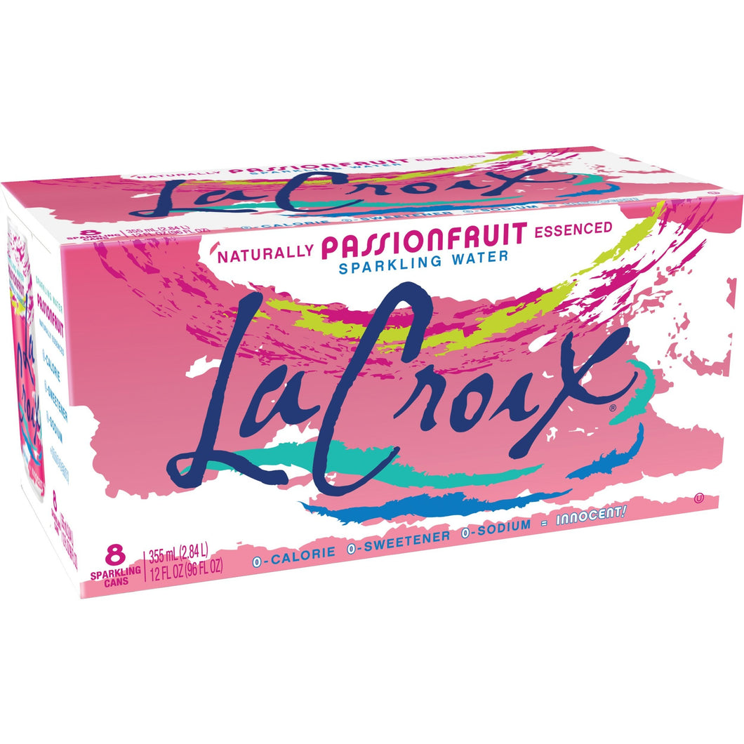 La Croix Passion Fruit 355ml 8 Pack