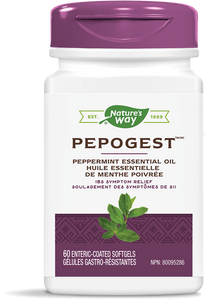 Nature's Way Pepoges Peppermint Essential Oil 60 Softgels