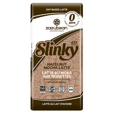 Zazubean Slinky Zero Hazelnut Mocha Latte 80g