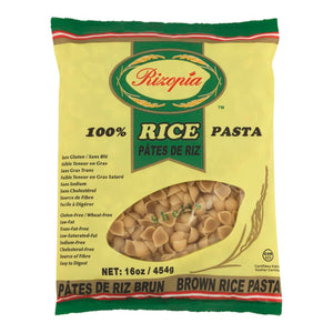 Rizopia Brown Rice Shells 454g